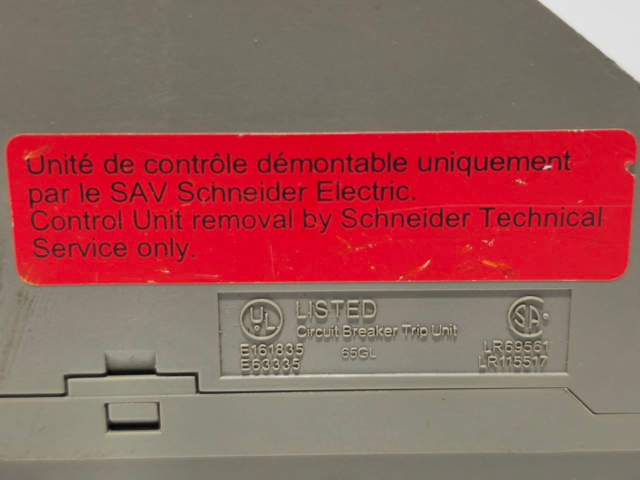 SCHNEIDER ELECTRIC 33073BA MICROLOGIC 6.0A CIRCUIT BREAKER DIGITAL TRIP UNIT AAV73102 (6)