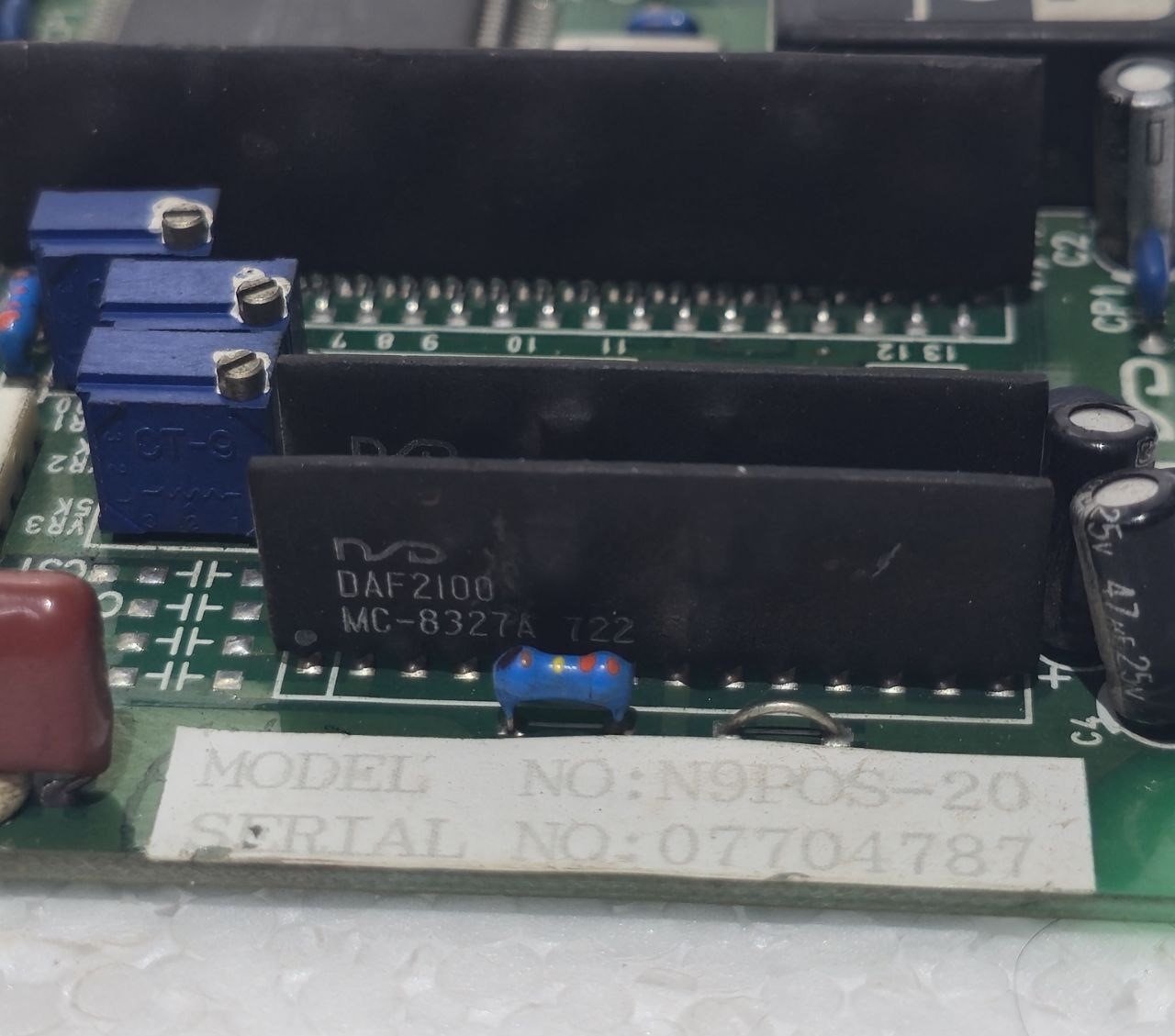TDK N9POS-20 CN-3850 POSITION BOARD ENCODERCOSEL CIRCUIT BOARD 07704787 (8)