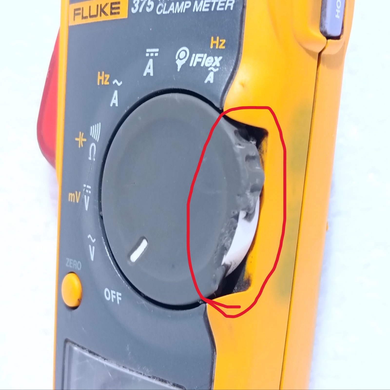 FLUKE 375 FC 375FC TRUE-RMS AC DC CLAMP METER ONLY UNIT (8)