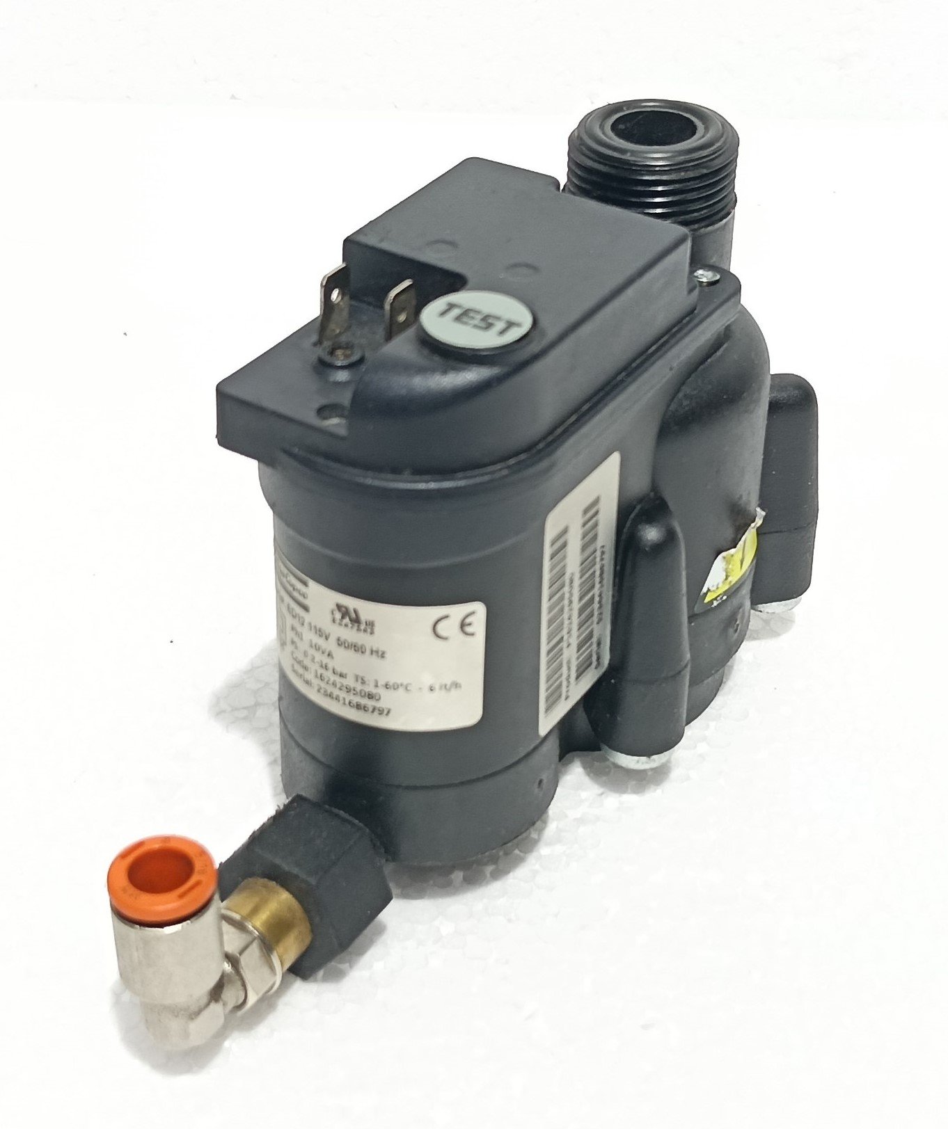 LDI ELECTRONIC DRAIN VALVE ED12 115V 5060HZ 0.2 – 16 BAR ATLAS COPCO 23441686797 (10)