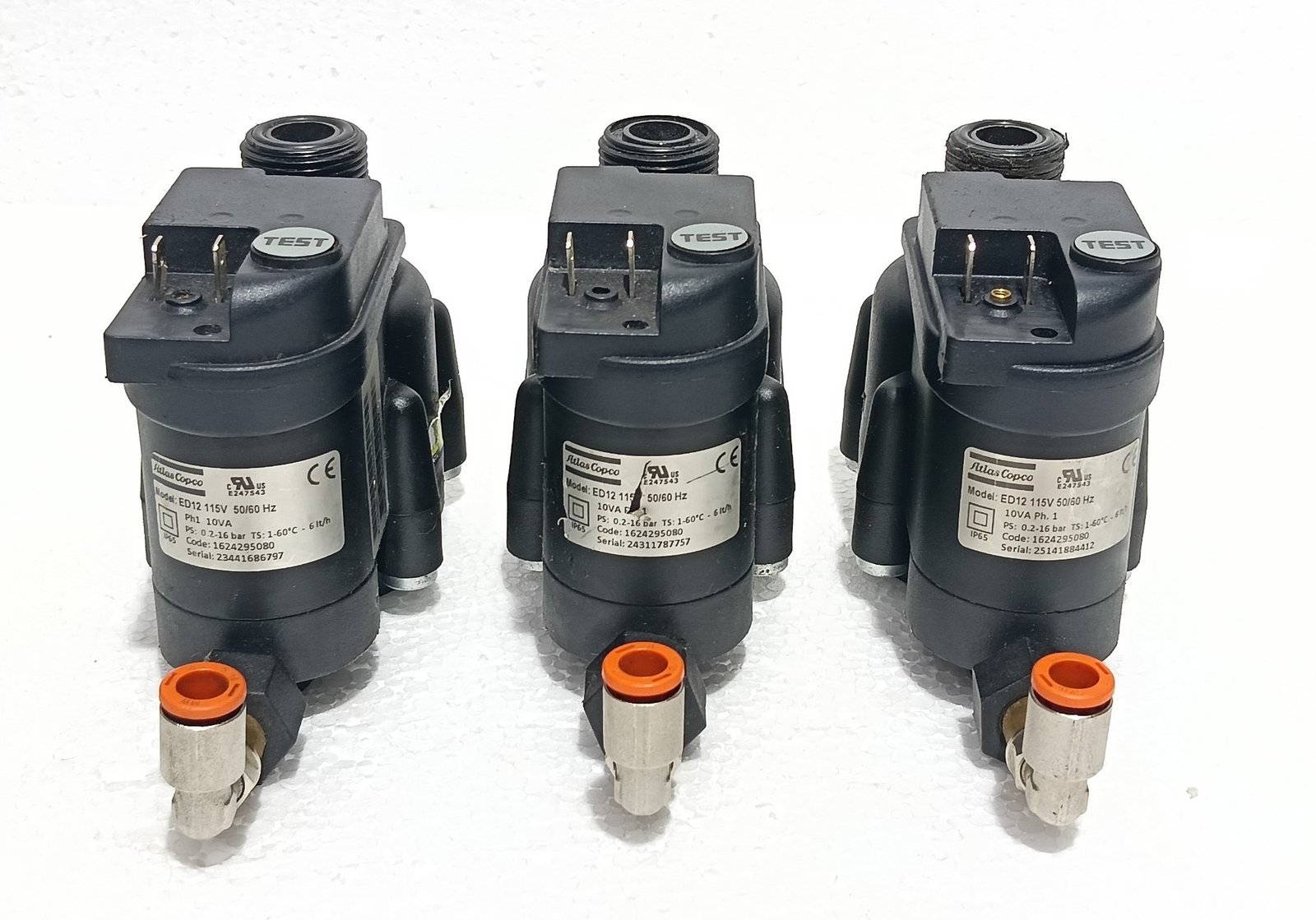 LDI ELECTRONIC DRAIN VALVE ED12 115V 5060HZ 0.2 – 16 BAR ATLAS COPCO 23441686797 (9)