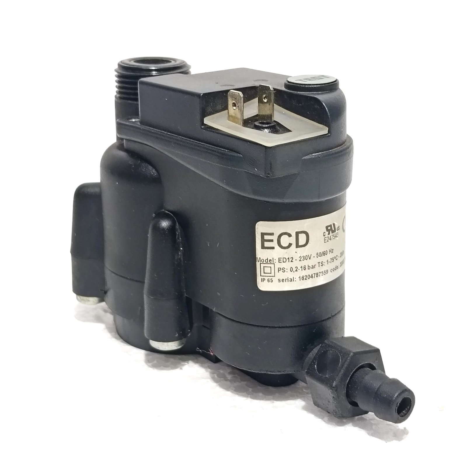 LDI ELECTRONIC DRAIN VALVE ED12 230V 5060HZ 0.2 – 16 BAR ATLAS COPCO 19521193042 (5)