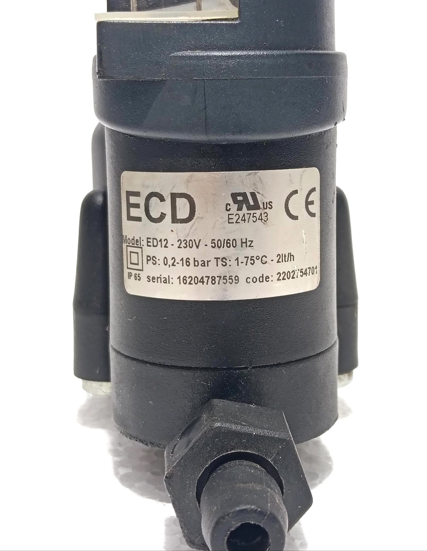 LDI ELECTRONIC DRAIN VALVE ED12 230V 5060HZ 0.2 - 16 BAR ATLAS COPCO 19521193042 (6)