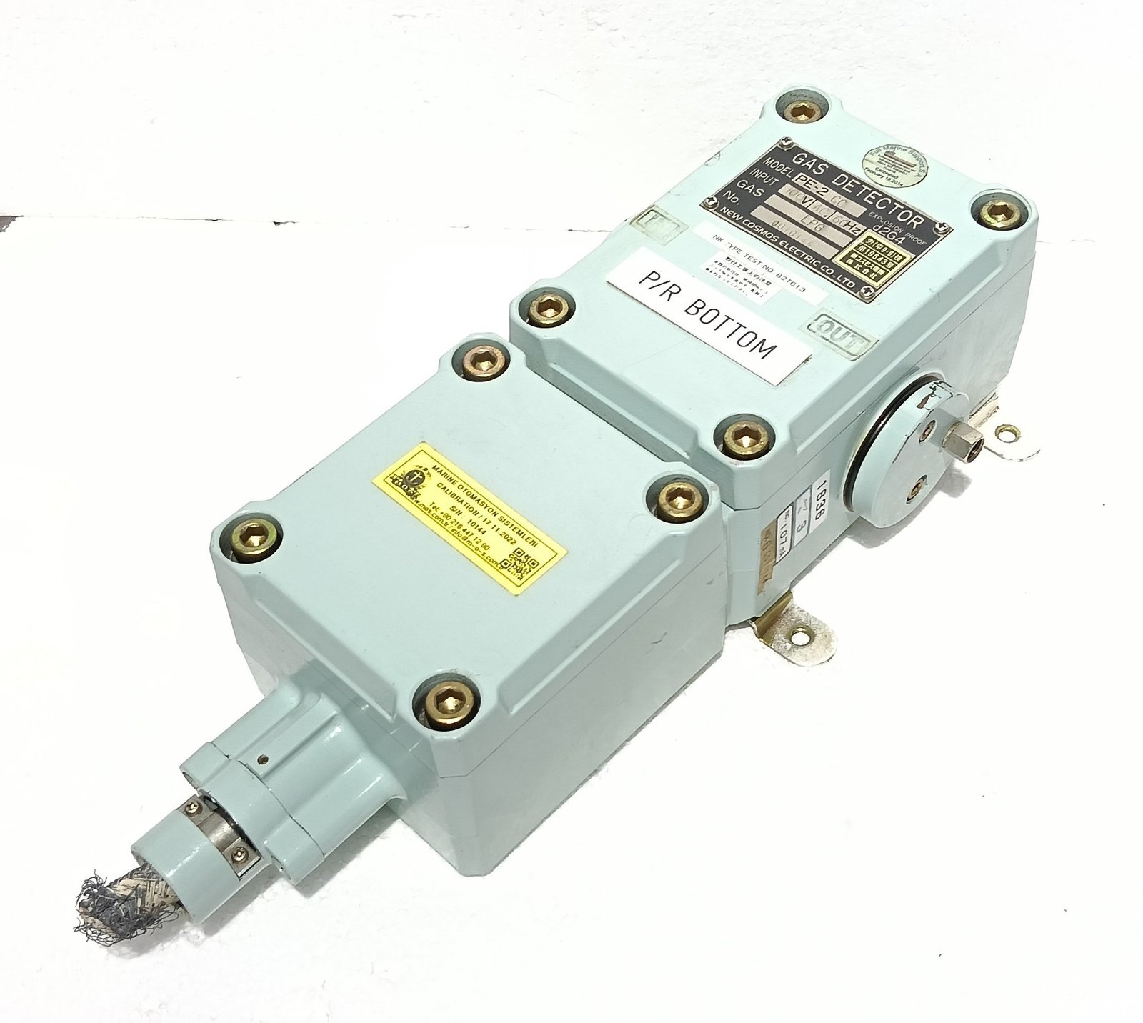 NEW COSMOS ELECTRIC EXPLOSION PROOF GAS DETECTOR MODEL PE-2 CC 100VAC LPG D2G4 (7)