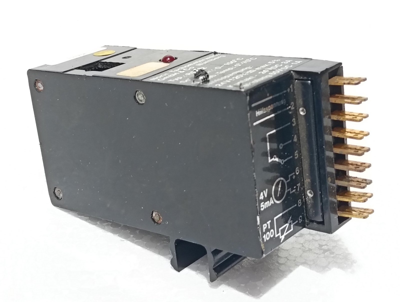 NORIS RP42 TEMPERATURE LIMIT SWITCH 24VDC PT100 INPUT 0-150 C (2)
