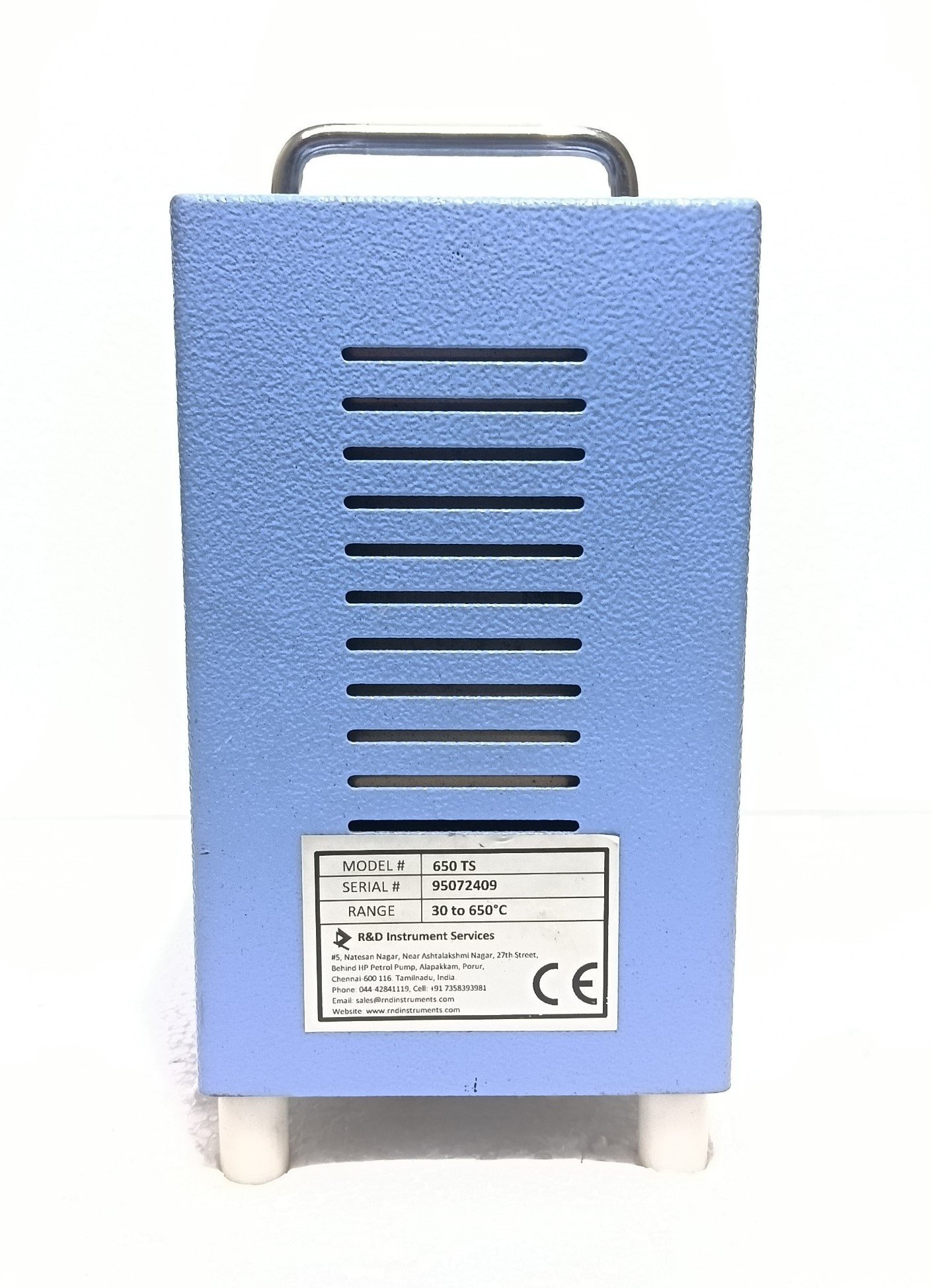 R&D 650TS DRY BLOCK TEMPERATURE CALIBRATOR 30 TO 650C 95072409 RS485 5060 HZ (10)