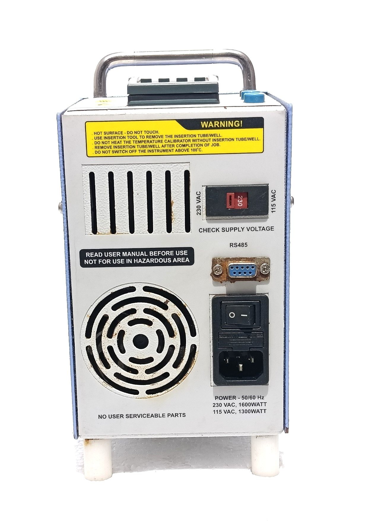 R&D 650TS DRY BLOCK TEMPERATURE CALIBRATOR 30 TO 650C 95072409 RS485 5060 HZ (12)