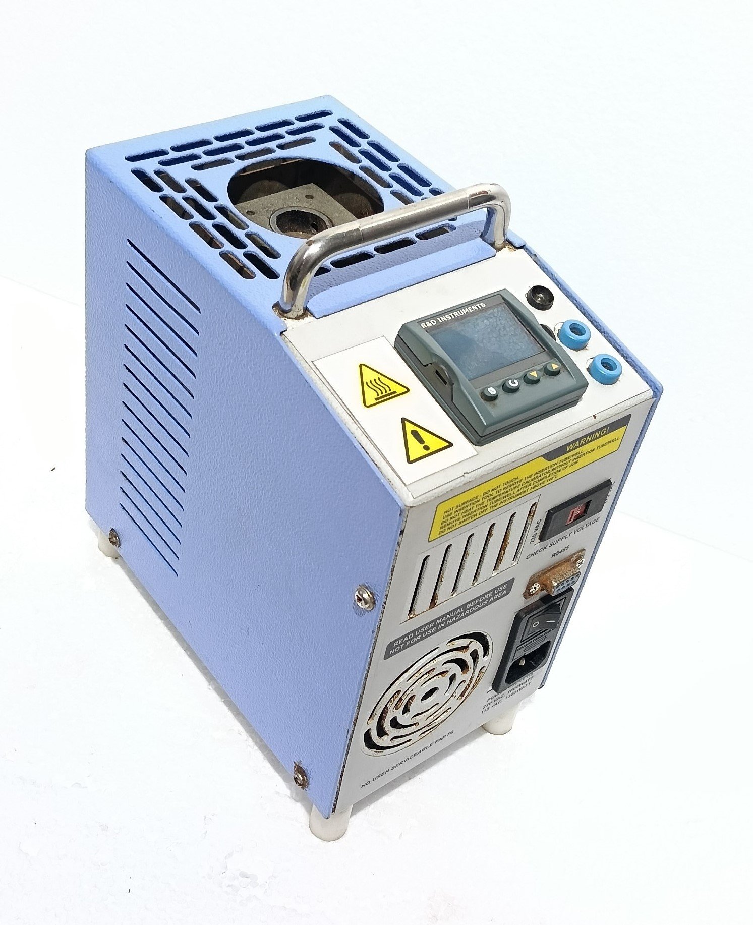 R&D 650TS DRY BLOCK TEMPERATURE CALIBRATOR 30 TO 650C 95072409 RS485 5060 HZ (3)