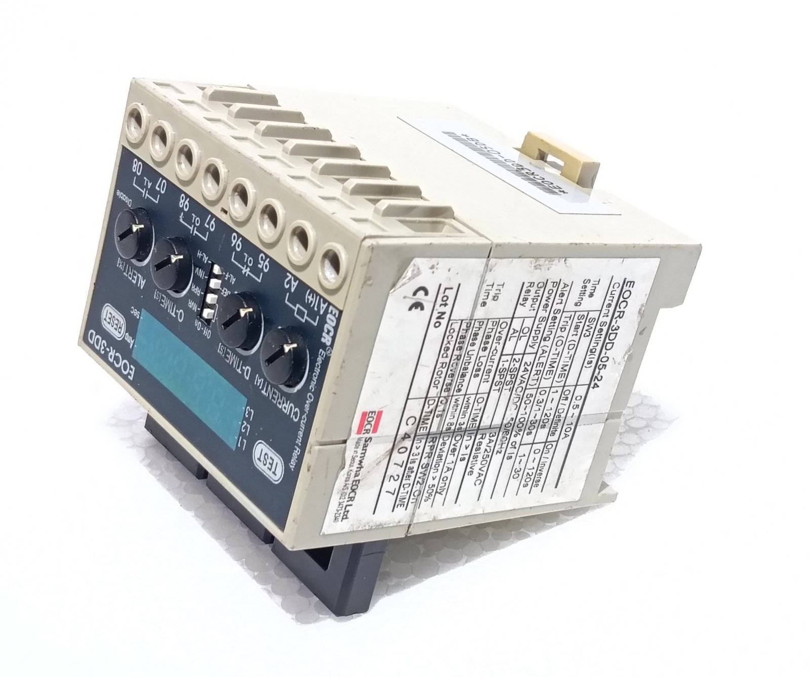 SAMWHA EOCR-3DD-05-24 ELECTRONIC OVER CURRENT RELAY EOCR-3DD C40727 (3)