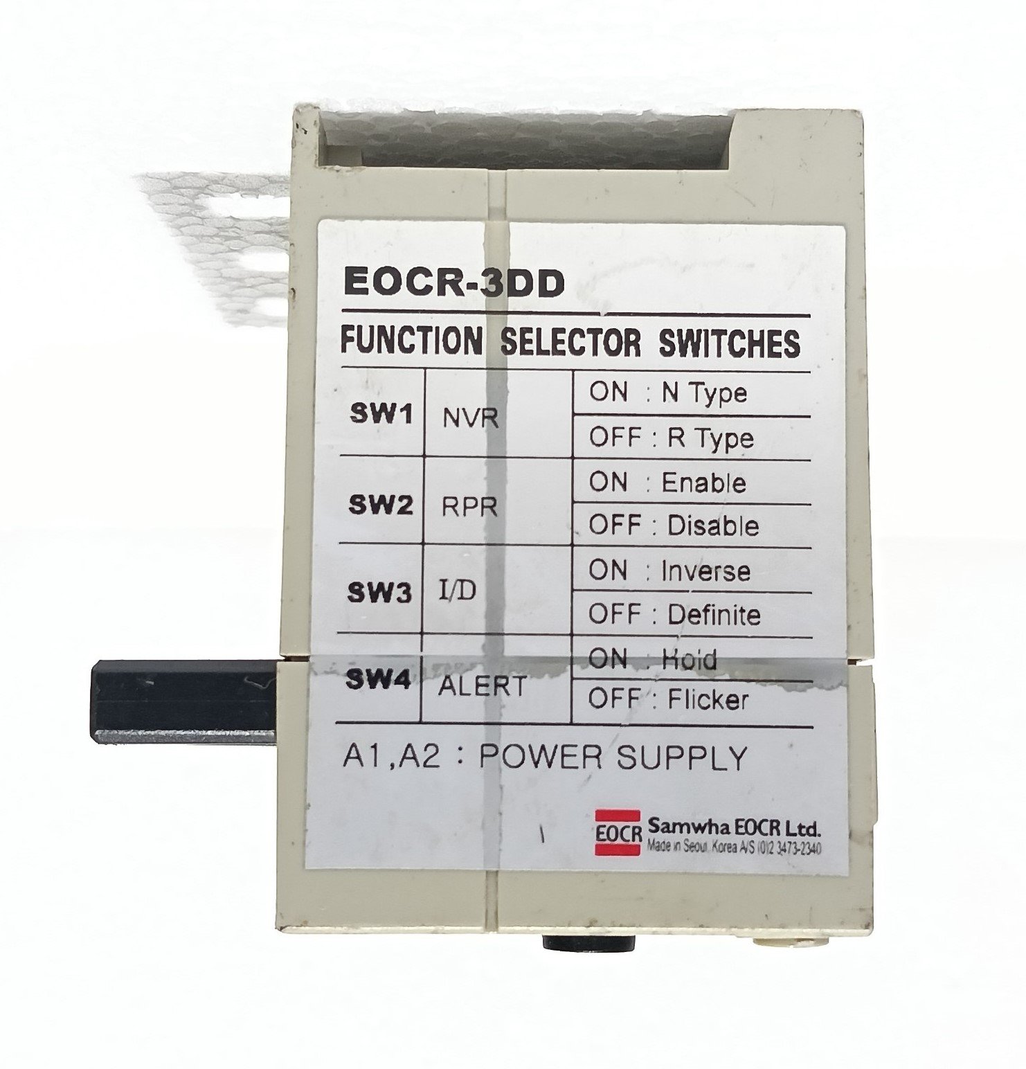 SAMWHA EOCR-3DD-05-24 ELECTRONIC OVER CURRENT RELAY EOCR-3DD C40727 (7)