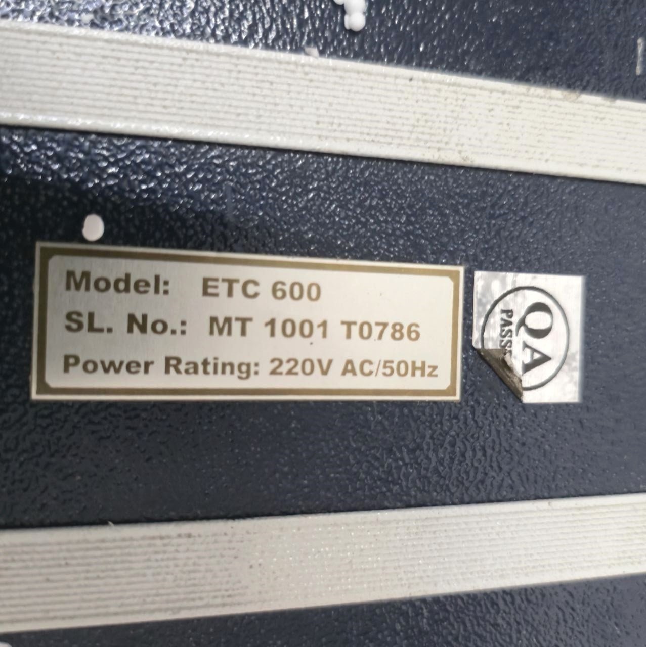 TEMPRATURE CALIBRATOR ETC-600 RANGE 50C TO 600C SLN MT-1001-T0786 220VAC50HZ (5)