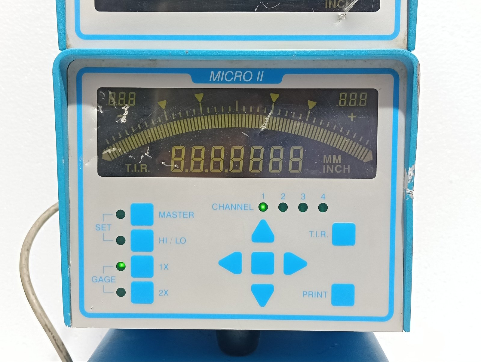 WESTERN GAGE WGC MICRO II AIR GAGE READOUT AEQ-41-32N-60 #2128 220V (10)