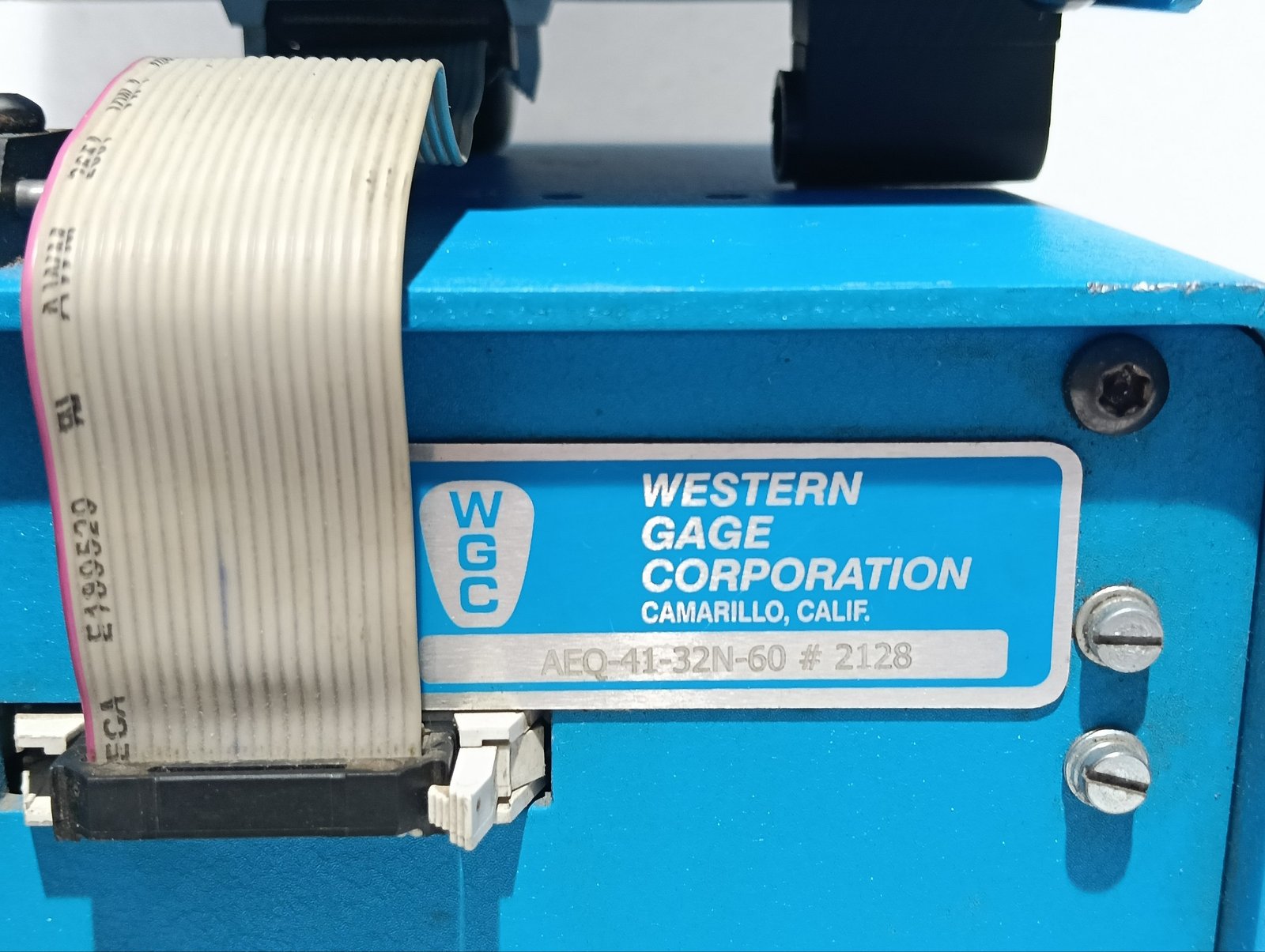 WESTERN GAGE WGC MICRO II AIR GAGE READOUT AEQ-41-32N-60 #2128 220V (2)