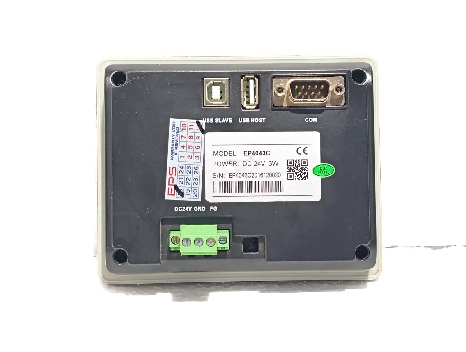 CPU INDUSTRIAL DISPLAY EP4043C DC24V 3W EP4043C2016120020 COOL-TEX (1)