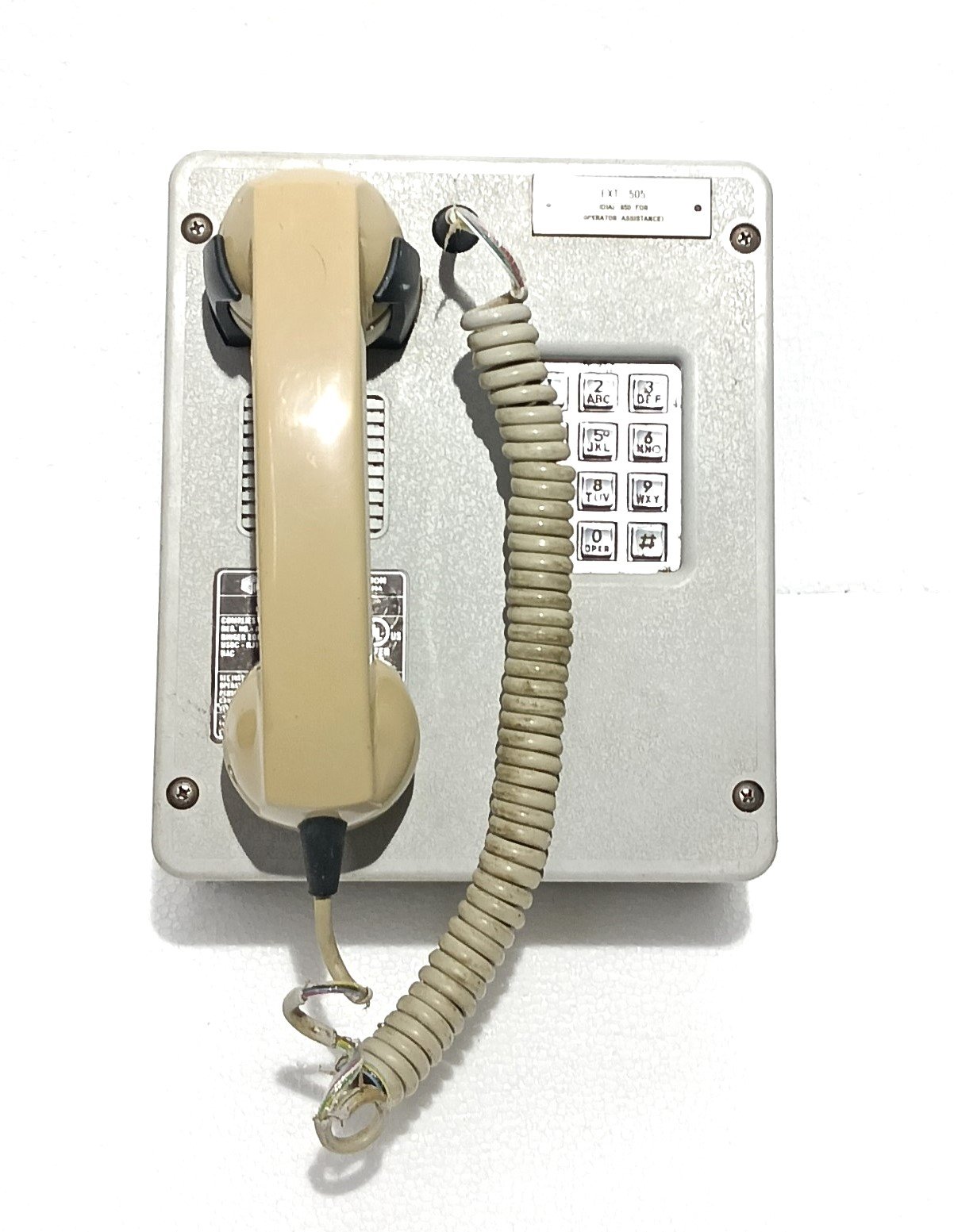 GAI-TRONICS 246-001 RUGGED INDOOR INDUSTRIAL HANDSET TELEPHONE 22146750 (17)