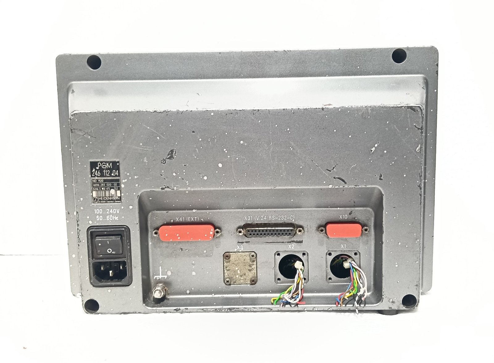 HEIDENHAIN PGM 246-112-04 OPERATOR PANEL ND920 100 TO 240V 5060HZ (2)