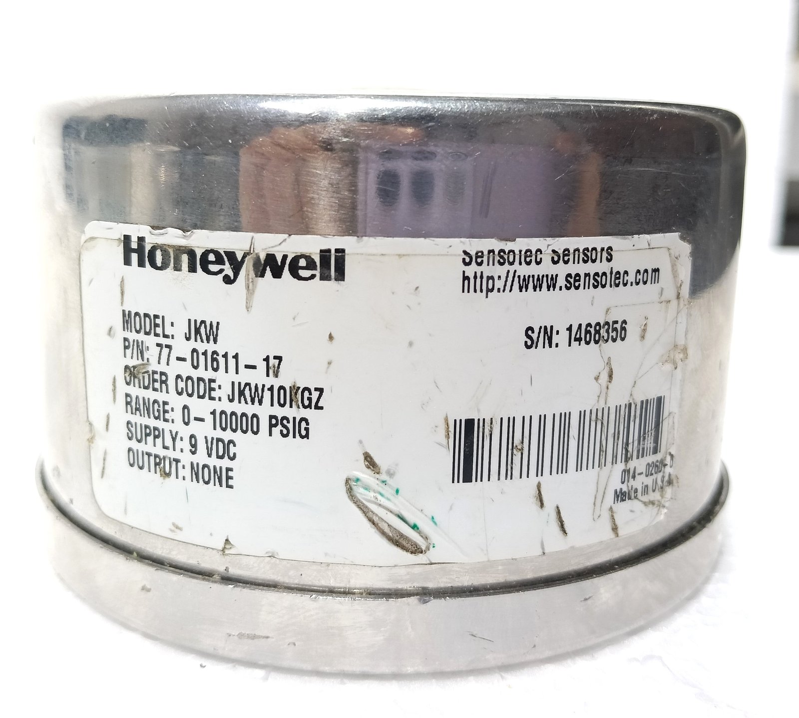HONEYWELL JKW SENSOTEC SENSORS 77-01611-17 DIGITAL PRESSURE TEST GAUGE 1468356 (1)