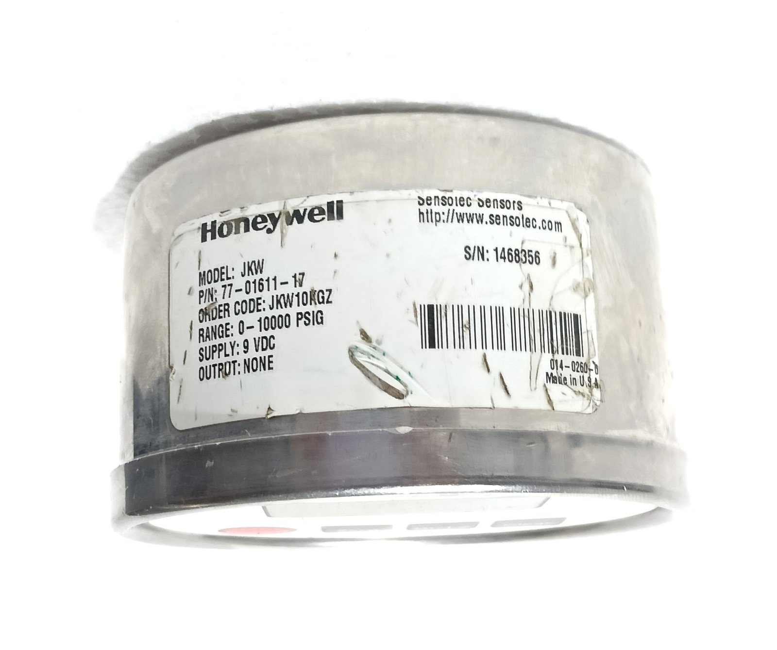 HONEYWELL JKW SENSOTEC SENSORS 77-01611-17 DIGITAL PRESSURE TEST GAUGE 1468356 (5)