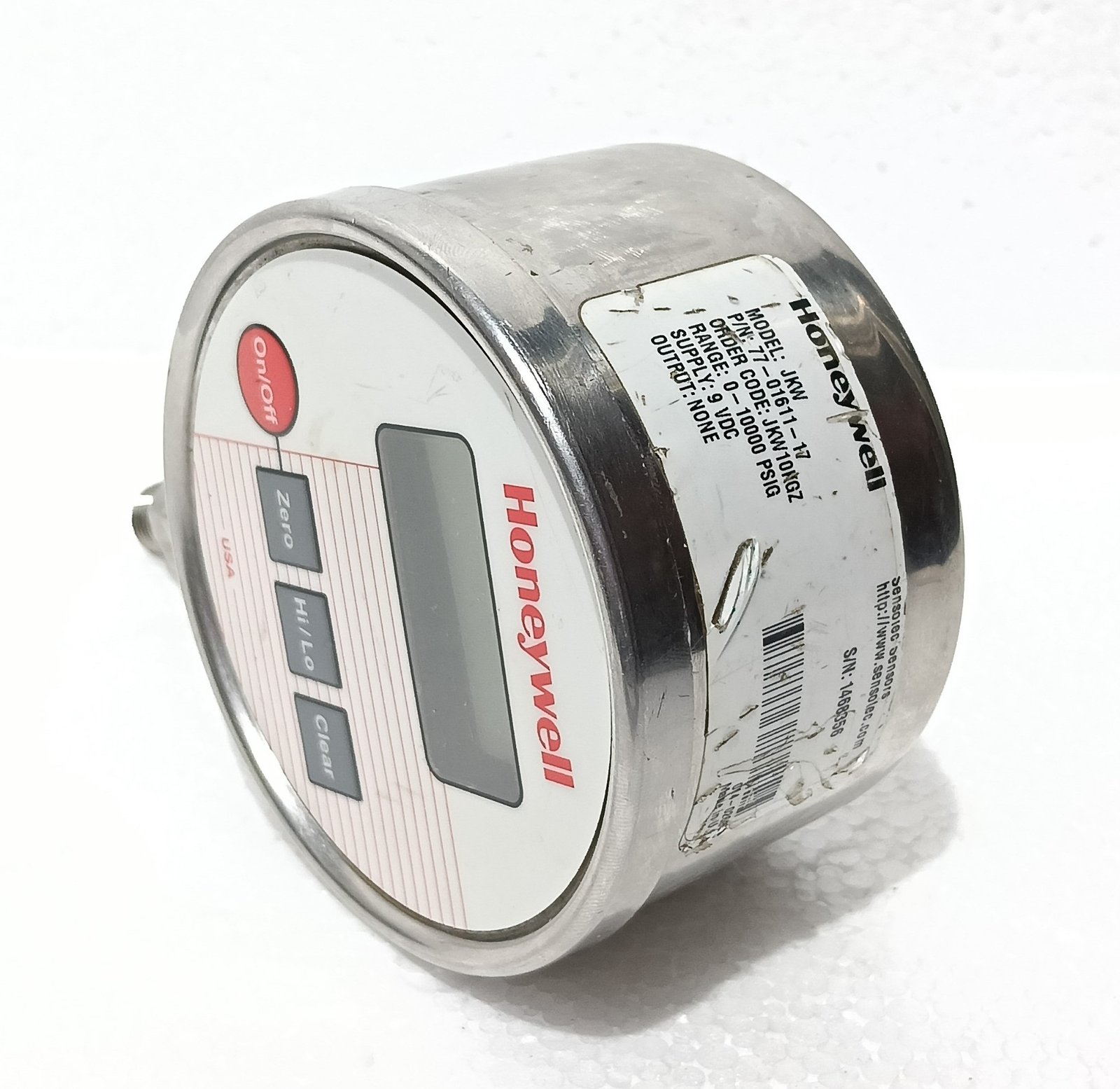 HONEYWELL JKW SENSOTEC SENSORS 77-01611-17 DIGITAL PRESSURE TEST GAUGE 1468356 (6)