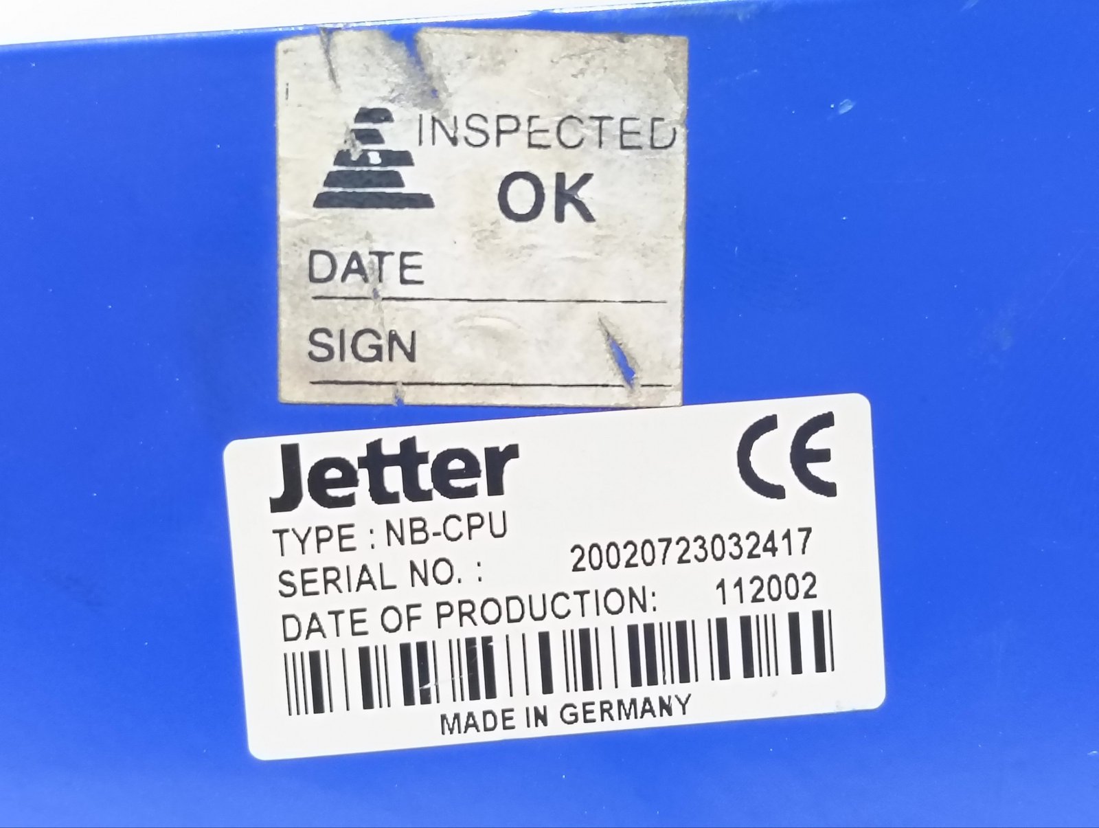 JETTER NANO-B NB-CPU 24 VDC 20020723032417 112002 0.5A – 2 (5)