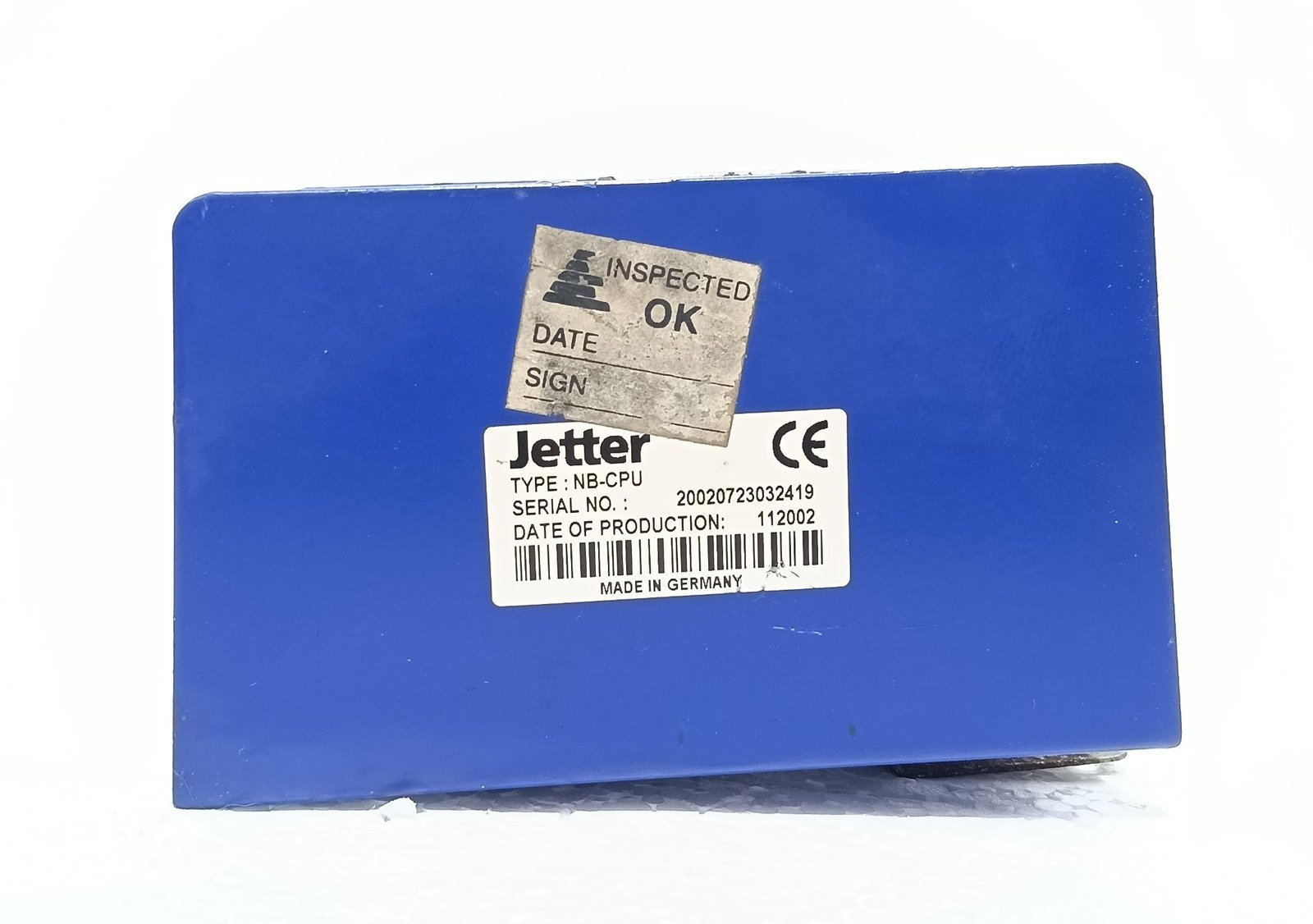 JETTER NANO-B NB-CPU 24 VDC 20020723032419 112002 0.5A (6)
