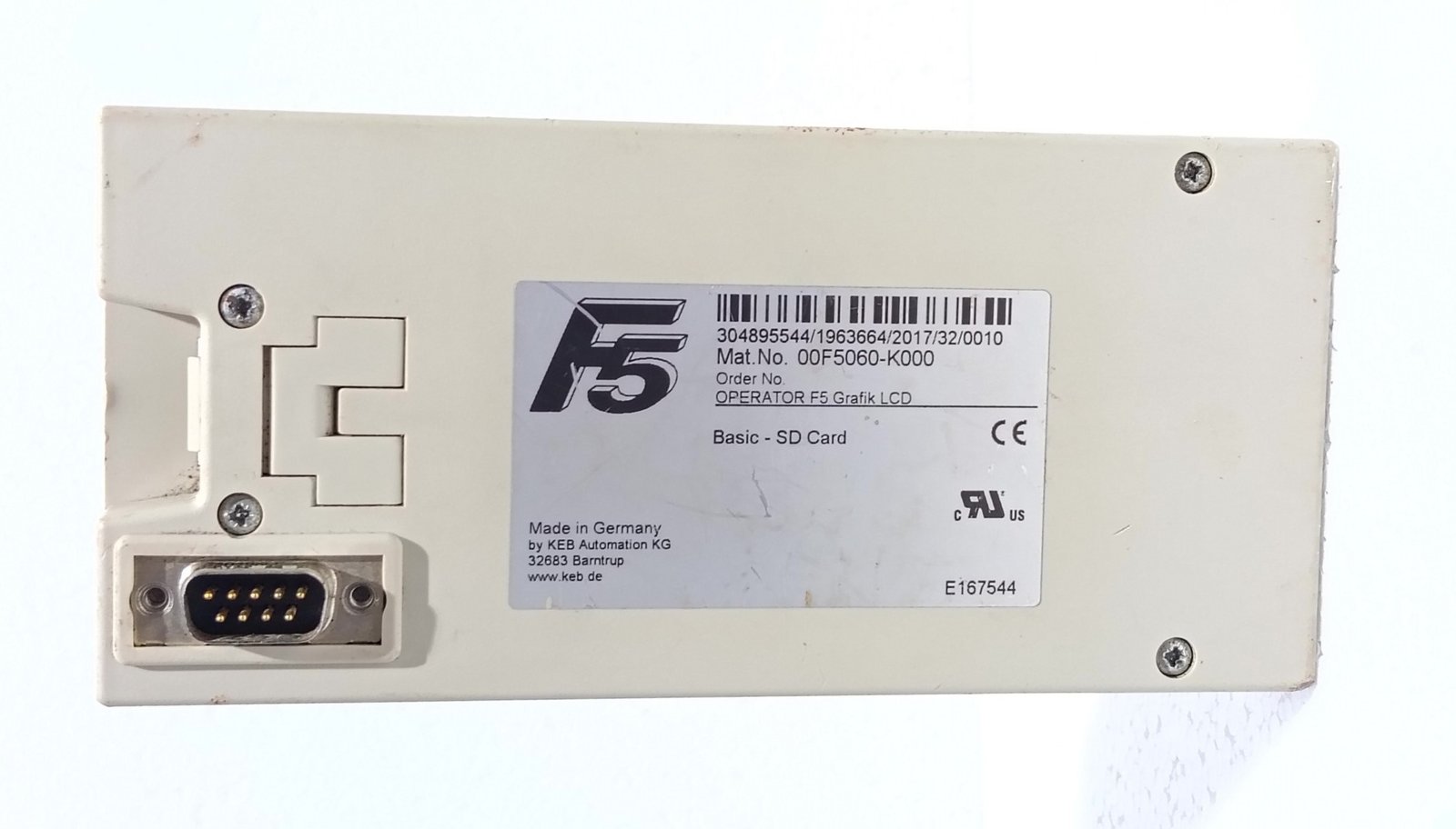 KEB OPERATORS F5 GRAFIK LCD 00F5060-K000 STANDARD KEYBOARD OPERATOR SD CARD (7)