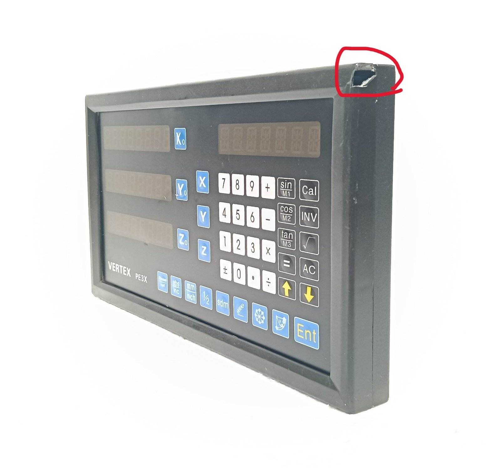 VERTEX PE3X DIGITAL READOUTS 220VAC 0.5A 10W 5060HZ 88006453 (2)