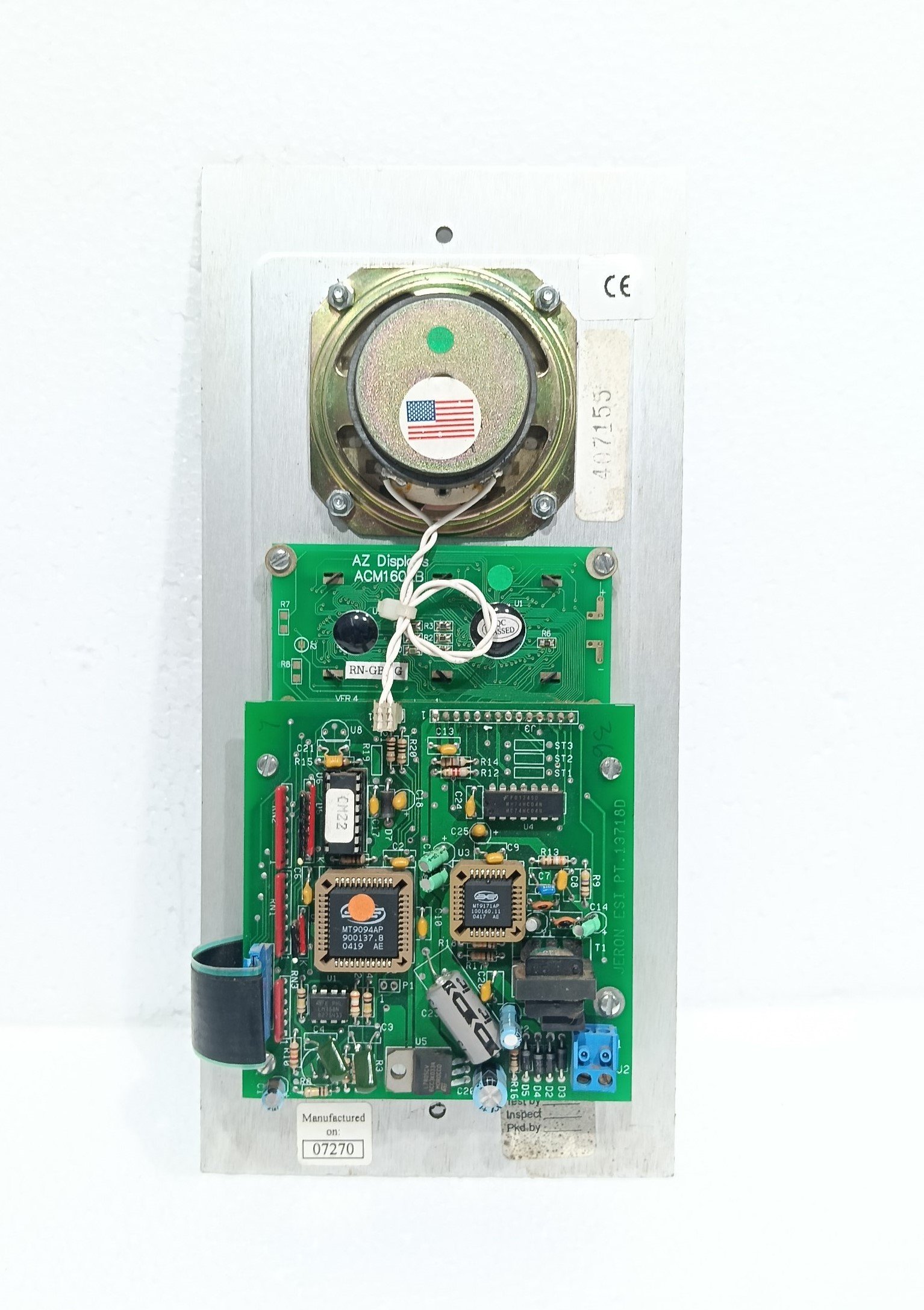 ECHO FEDERAL SIGNAL CORPORATION E-ISM 07270 407155 (7)