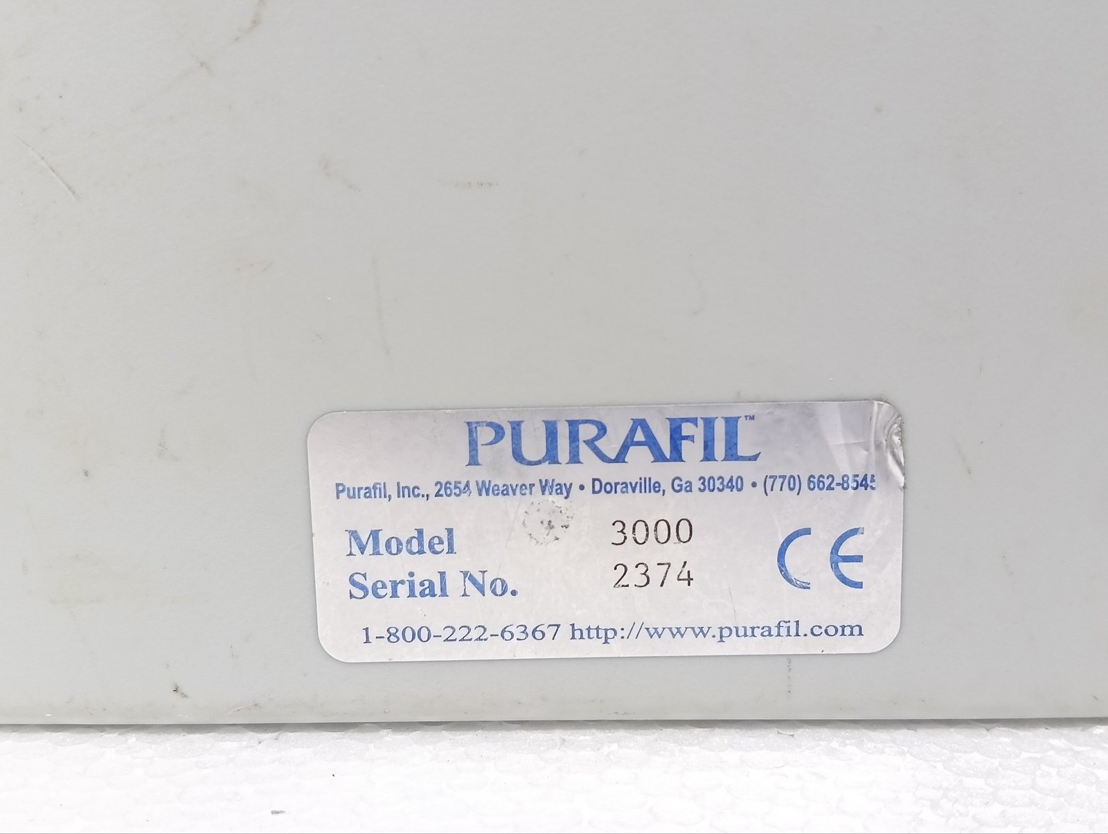 PURAFIL ONGUARD 3000 2374 ATMOSPHERIC CORROSION MONITOR 1-800-222-6367 (5)