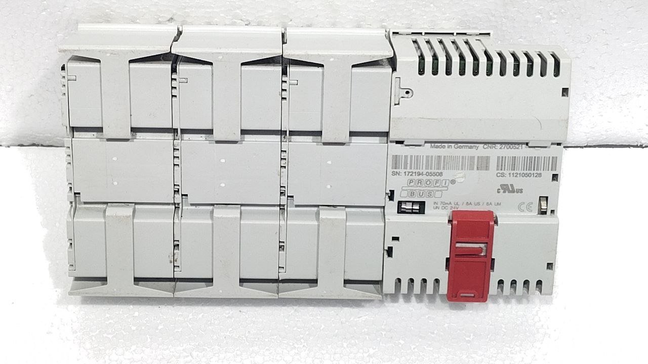 REXROTH R911172194-AD1 PROFIBUS COUPLER R-IL PB BK DI8 DO4CN-PAC 2700521 X7P (11)