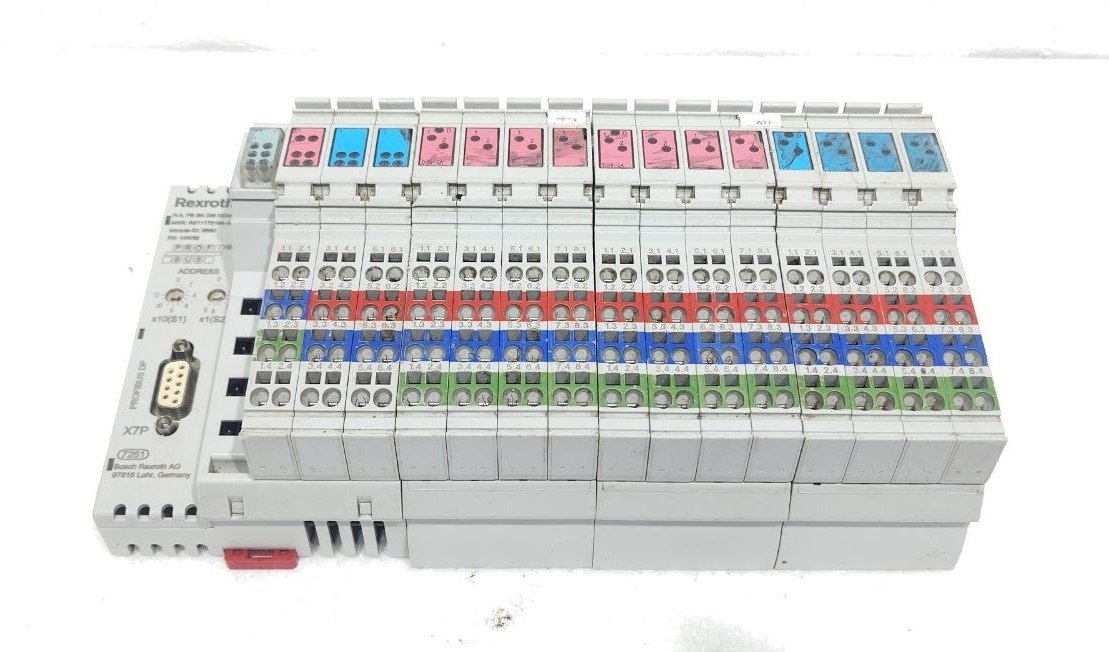 REXROTH R911172194-AD1 PROFIBUS COUPLER R-IL PB BK DI8 DO4CN-PAC 2700521 X7P (3)