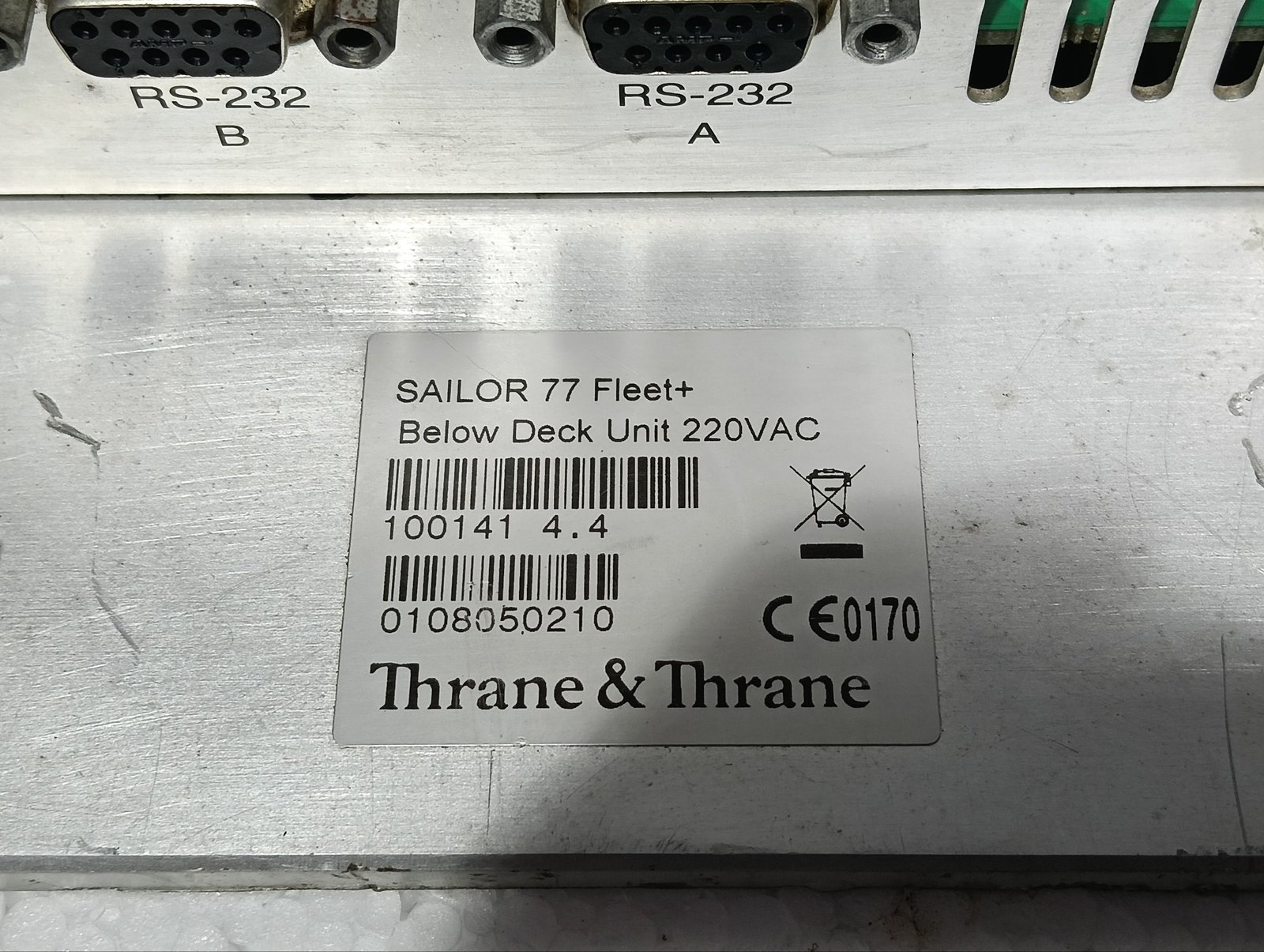 THRANE & THRANE 0108050210 SAILOR 77 FLEET+ BELOW DECK UNIT CONNECTOR INTERFACE UNIT (17)